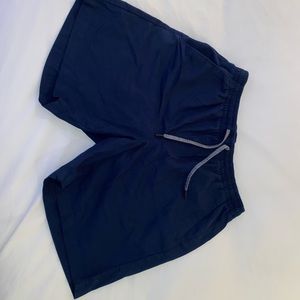Under armour blue athletic shorts size L